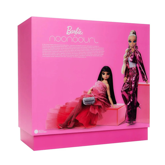 Mattel Creations Barbie x noonoouri 2-Pack Collector Dolls Carlyle Nuera Design - Picture 9 of 16